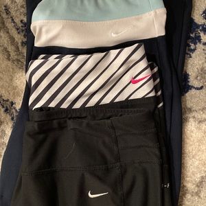 3 Pairs Nike Capri leggings